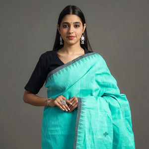 Green - Traditional Moirangphee Manipuri Pure Handloom Cotton Saree