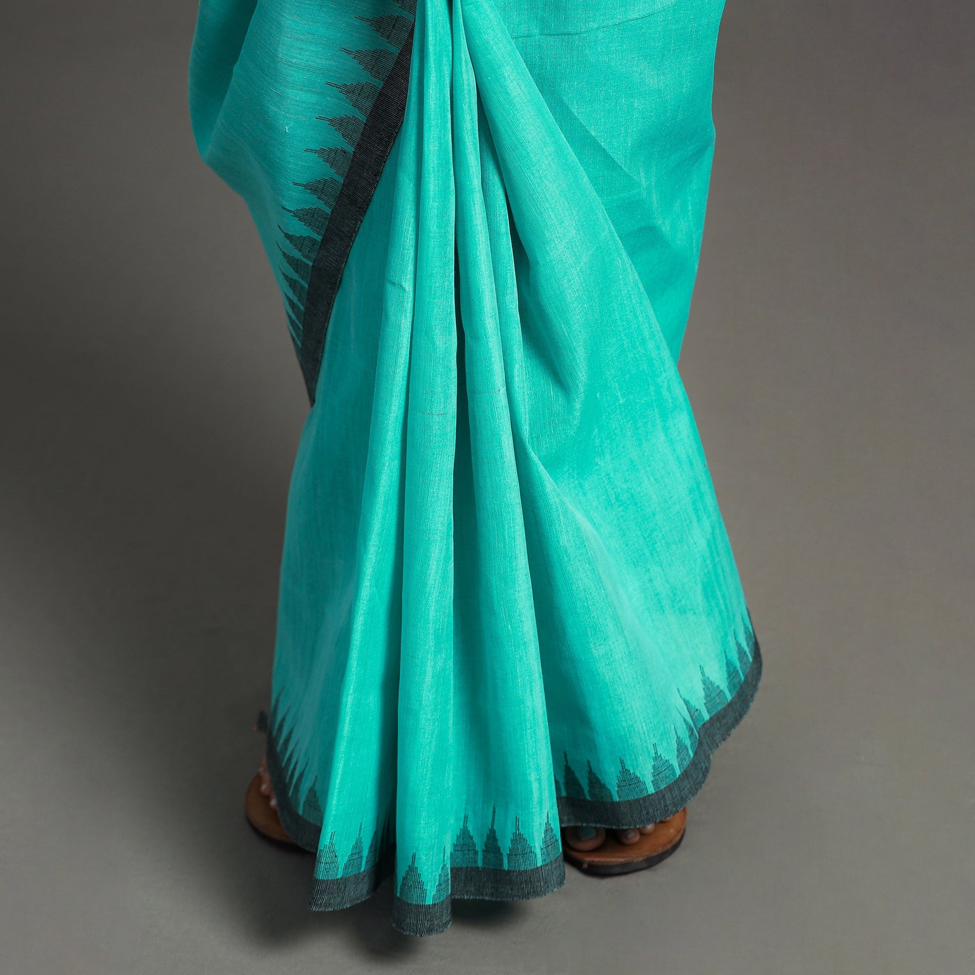 Green - Traditional Moirangphee Manipuri Pure Handloom Cotton Saree