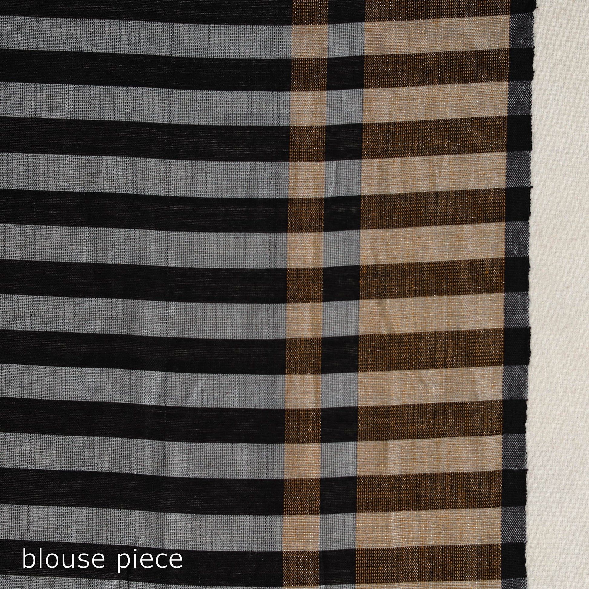 Black - Festive Desi Tussar Silk Bhagalpuri Handloom Saree 04