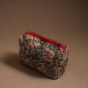 Brown - Handmade Cotton Toiletry Pouch 19