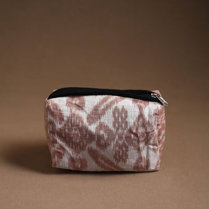 Brown - Handmade Cotton Toiletry Pouch 20