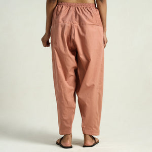 Brown - Plain Cotton Women Salwar 04