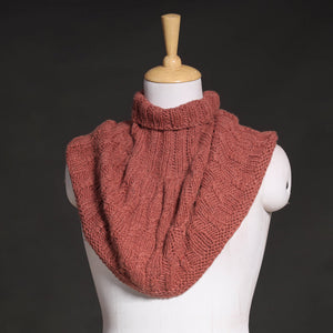 Brown - Kullu Karishma Handwoven Merino Wool Neck Warmer
