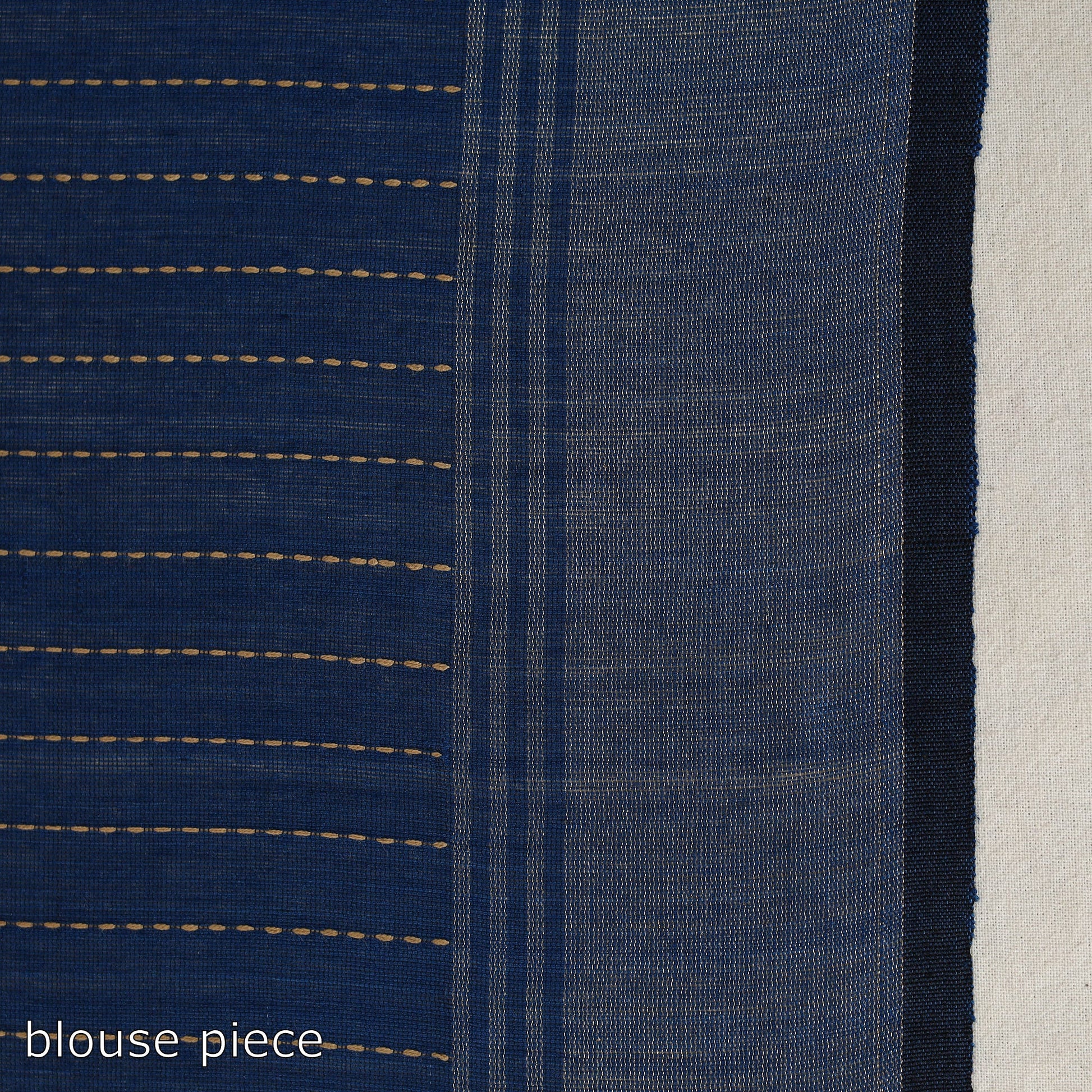 Blue - Festive Desi Tussar Silk Bhagalpuri Handloom Saree 17
