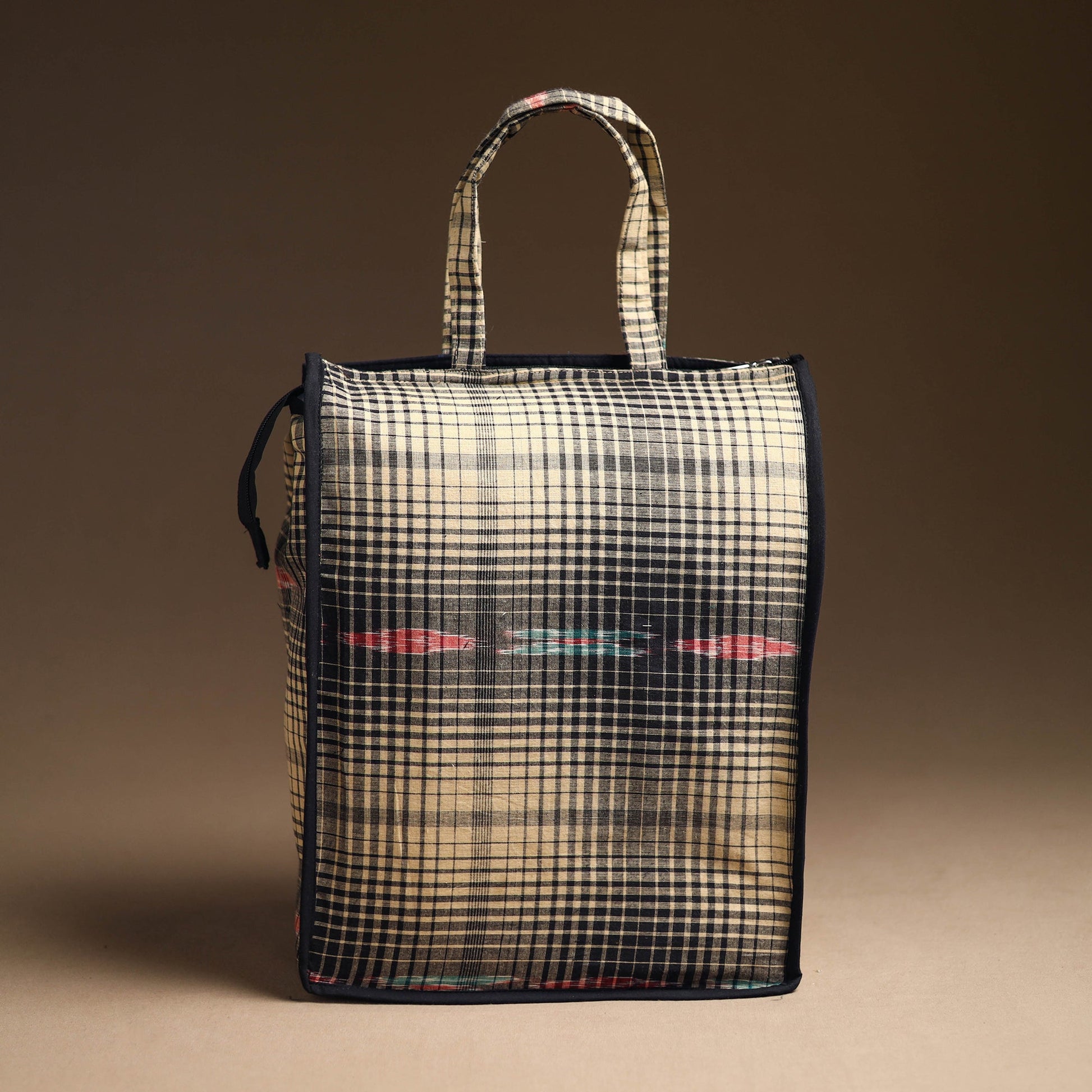 Black - Handcrafted Cotton Shopping Bag 05