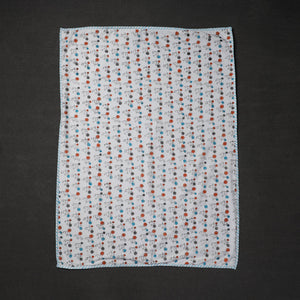 Block Printed Cotton Baby Terry/Hooded Towel 02