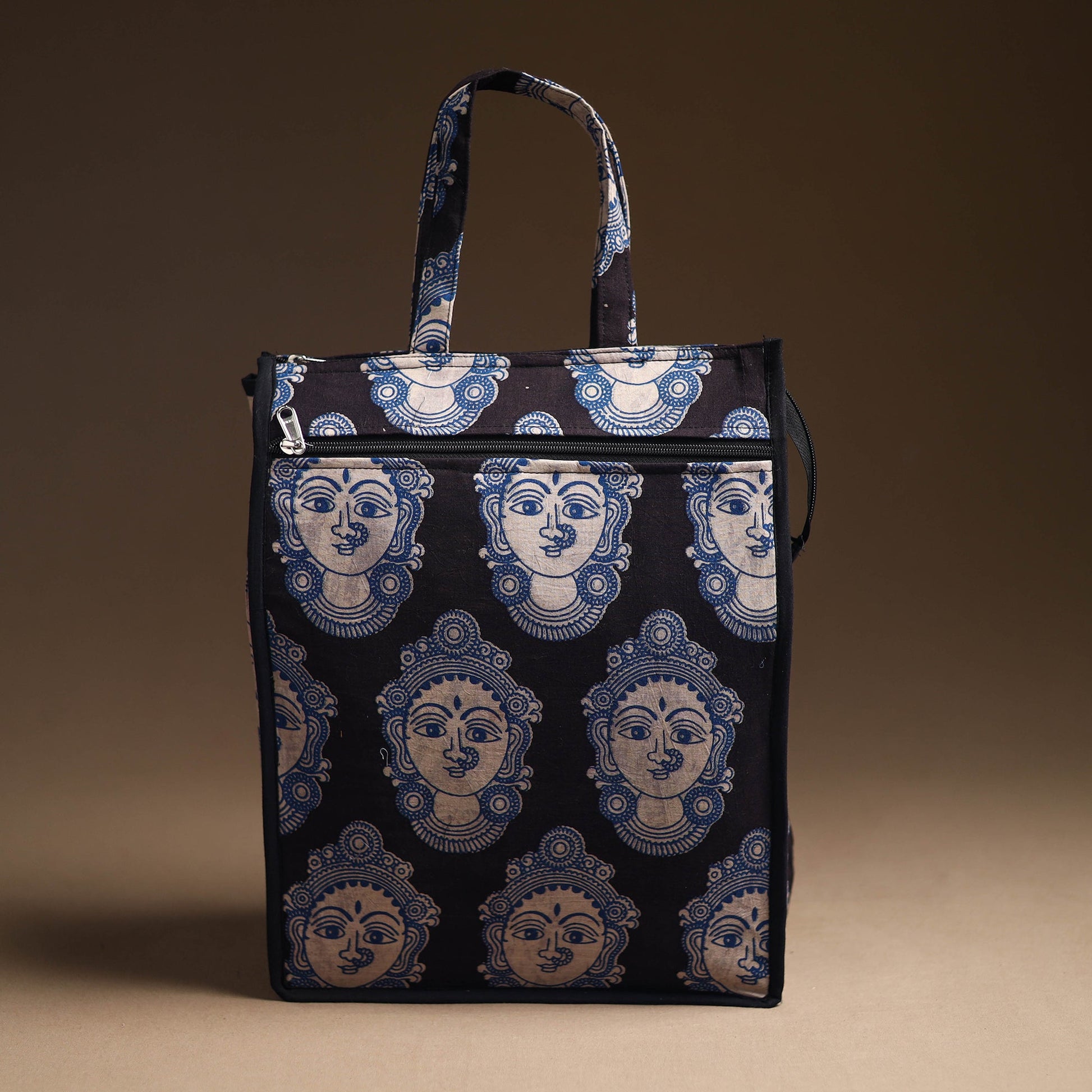 Black - Handcrafted Cotton Shopping Bag 10
