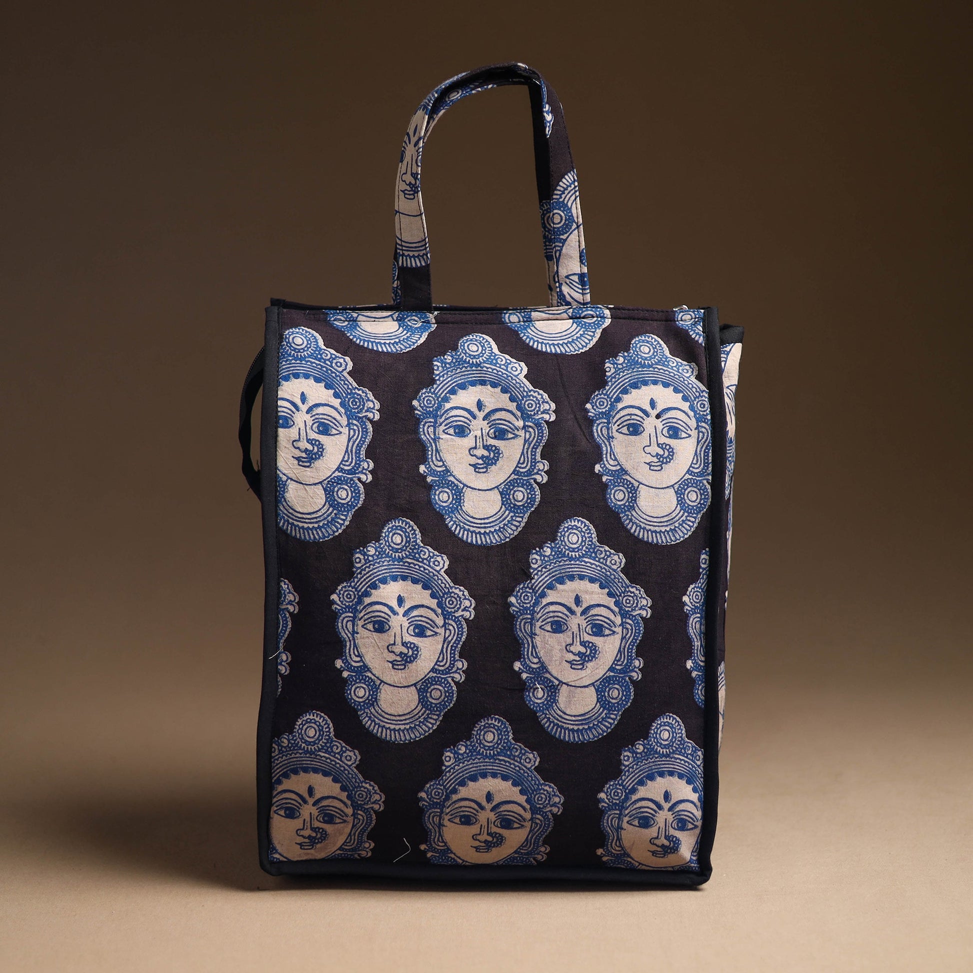 Black - Handcrafted Cotton Shopping Bag 10