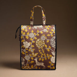 Brown - Handcrafted Cotton Shopping Bag 18