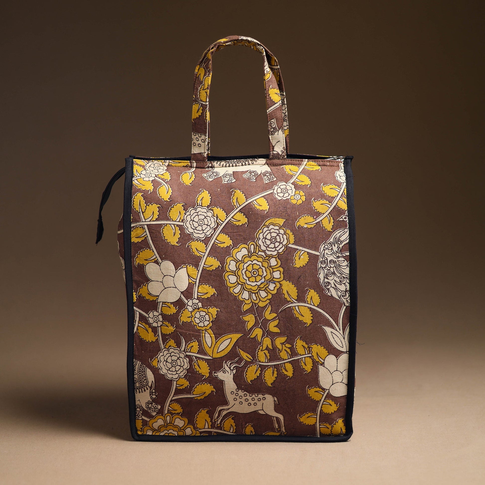 Brown - Handcrafted Cotton Shopping Bag 18