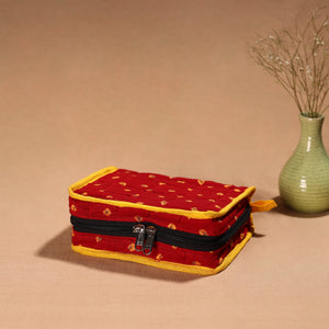 Handmade 4 Pockets Cotton Jewellery Bag 05
