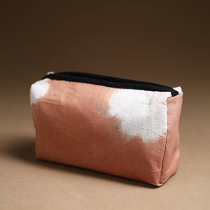 Brown - Handmade Cotton Toiletry Pouch 30
