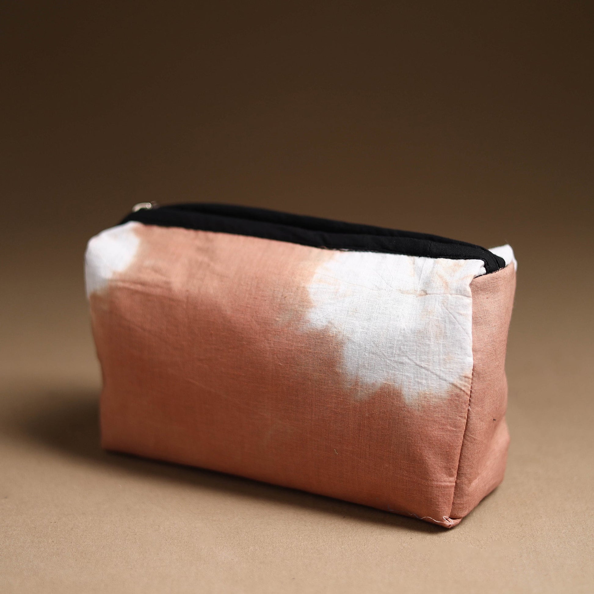 Brown - Handmade Cotton Toiletry Pouch 30