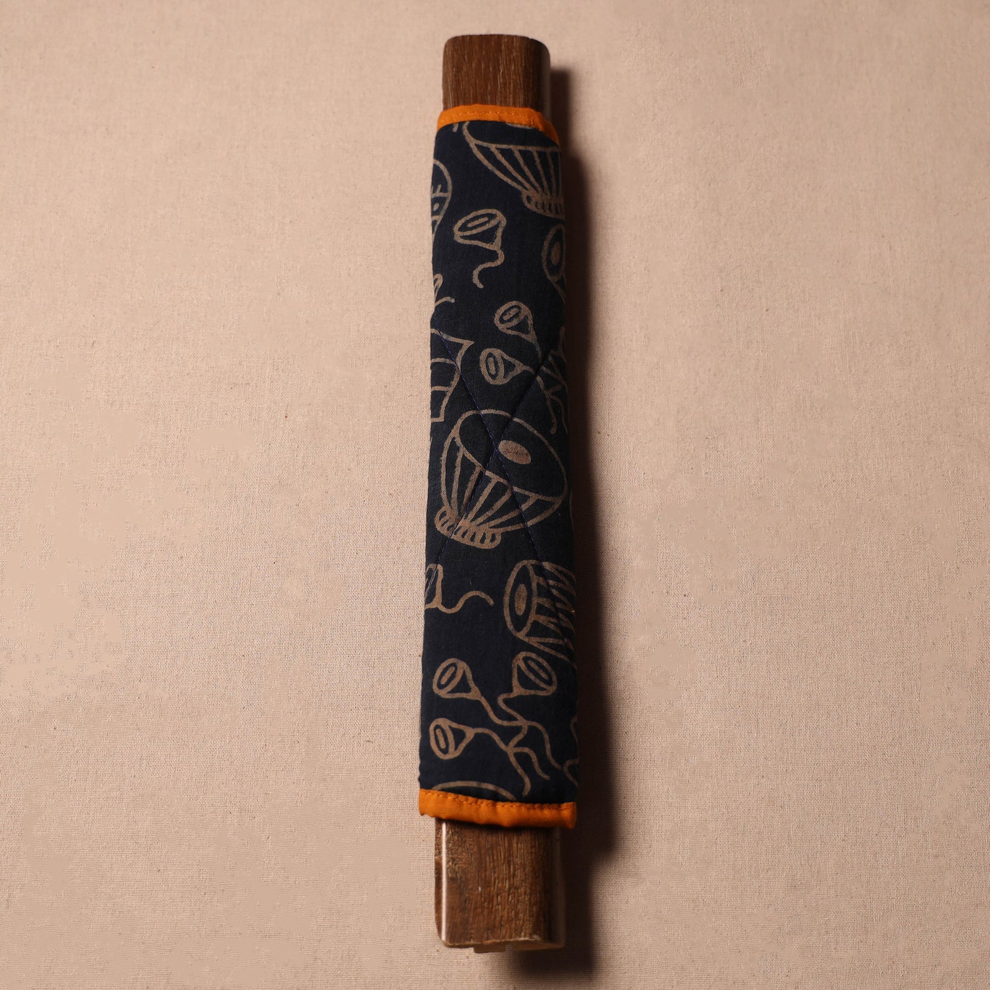 Black - Handmade Cotton Fridge Handle Cover 51
