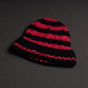 Black - Kullu Karishma Handwoven Merino Wool Cap