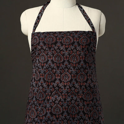 Ajrakh Block Print Cotton Apron with Pocket 49