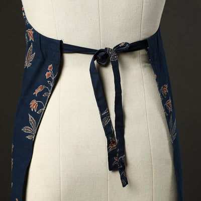 Ajrakh Block Print Cotton Apron with Pocket 51
