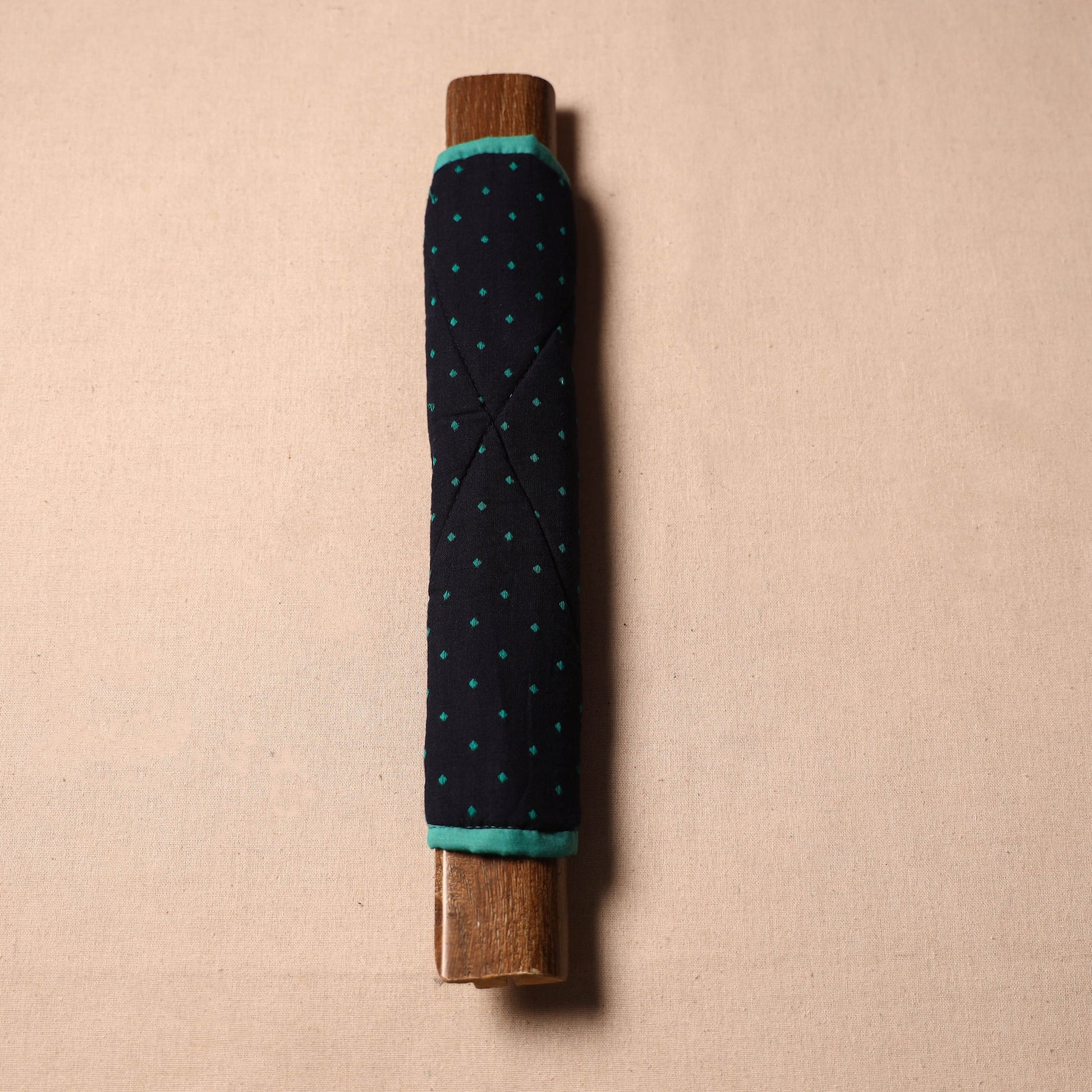 Black - Handmade Cotton Fridge Handle Cover 88
