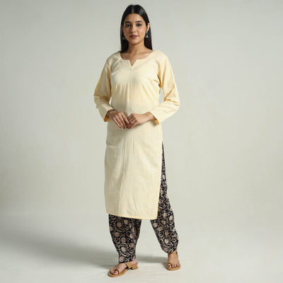 Black - Bagru Block Printed Cotton Elasticated Salwar 13