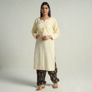 Black - Bagru Block Printed Cotton Elasticated Salwar 10