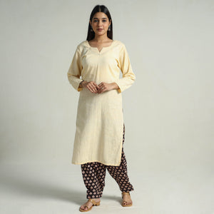 Black - Bagru Block Printed Cotton Elasticated Salwar 08
