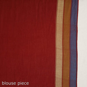 Brown - Organic Kala Cotton Bhujodi Handloom Saree