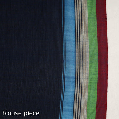 Brown - Organic Kala Cotton Bhujodi Handloom Saree