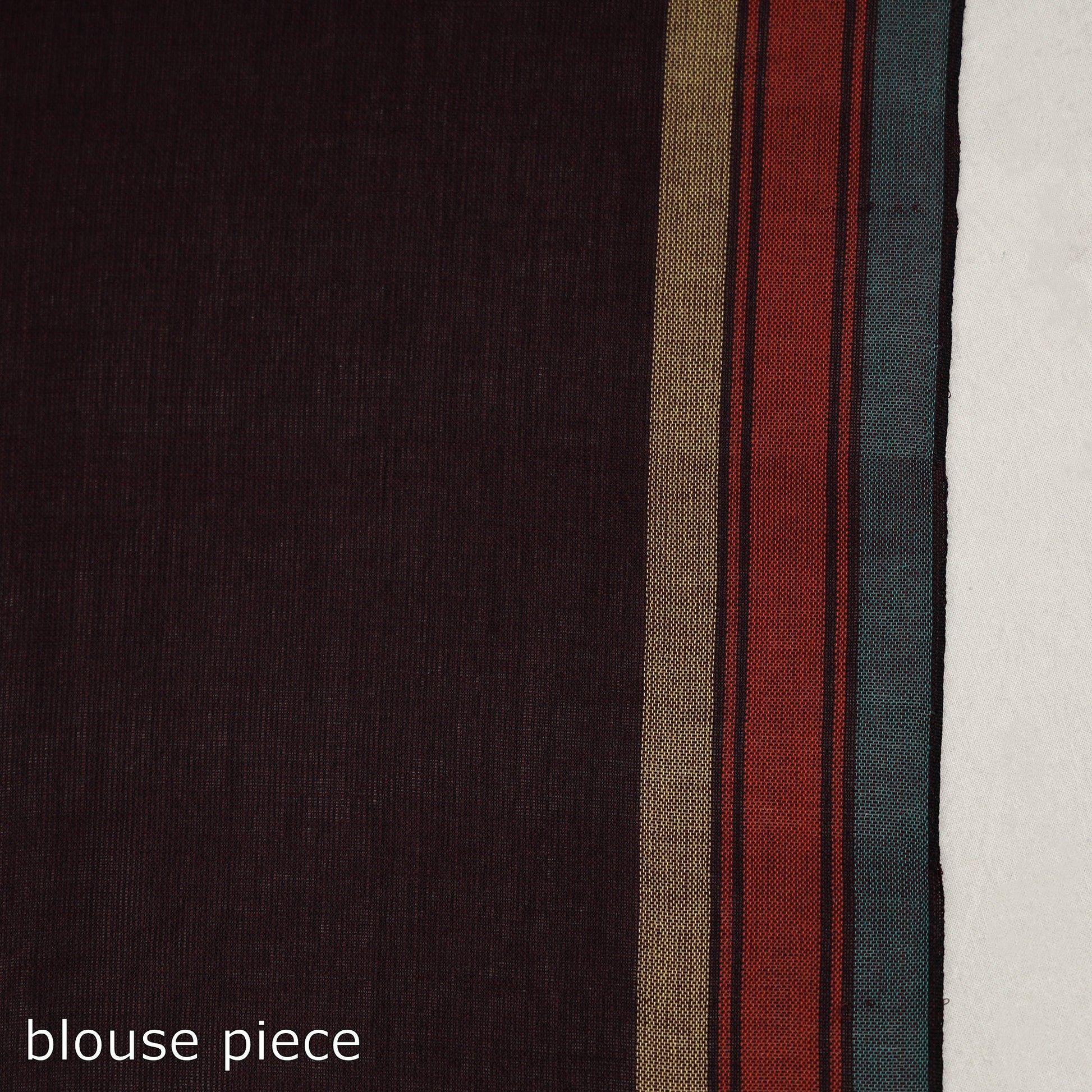 Brown - Organic Kala Cotton Bhujodi Handloom Saree