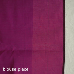 Blue - Bhagalpuri Pure Desi Tussar Silk Handloom Saree with Zari Border