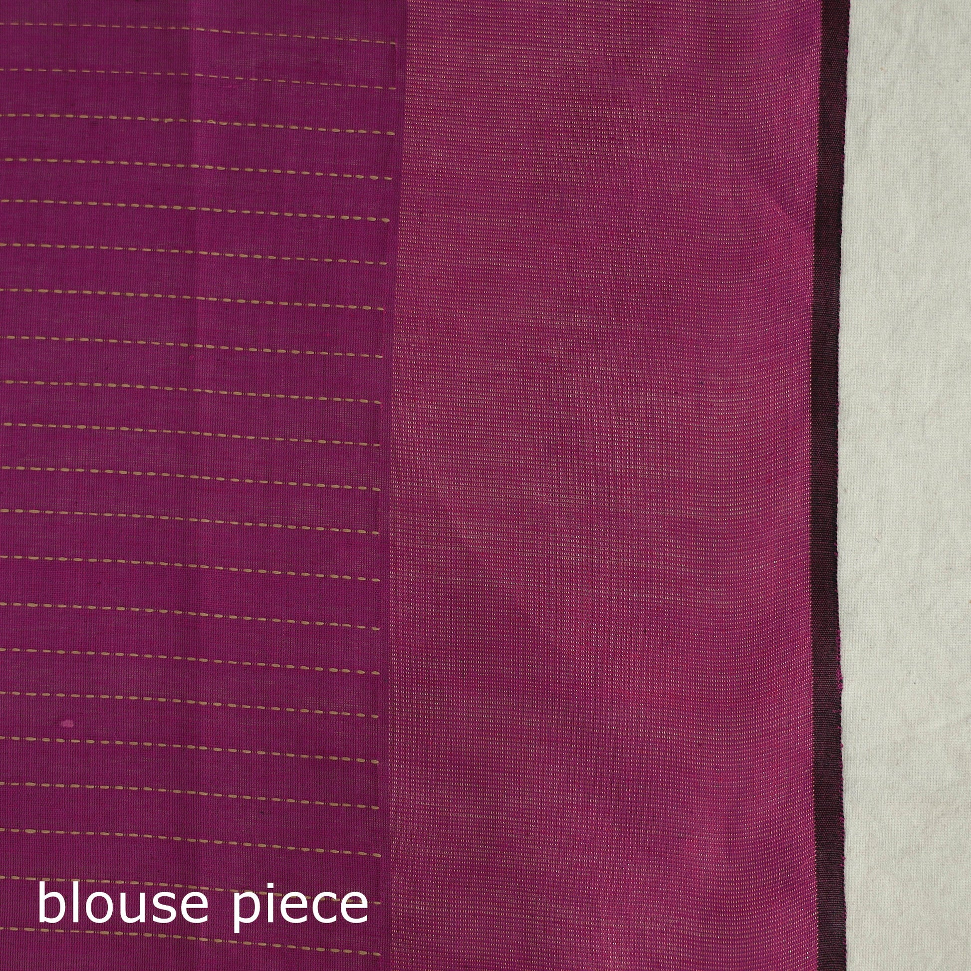 Blue - Bhagalpuri Pure Desi Tussar Silk Handloom Saree with Zari Border