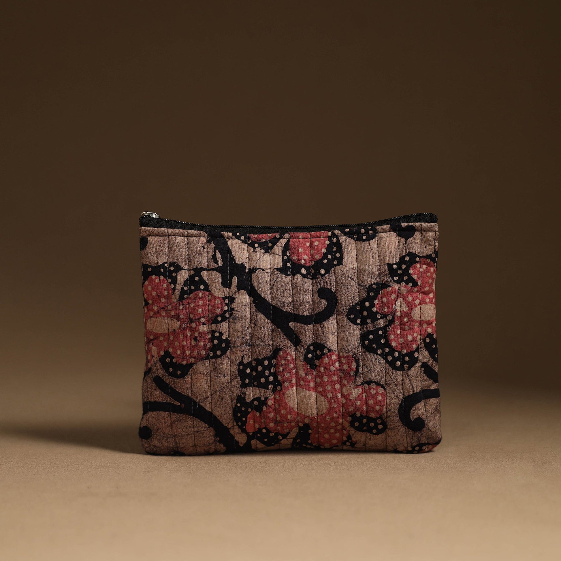 Brown - Handmade Cotton Utility Pouch (Set of 3) 24