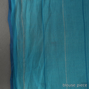Blue - Buti Cotton Handloom Saree 93