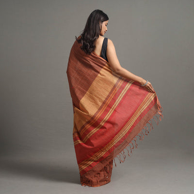 Brown - Buti Cotton Handloom Saree 97