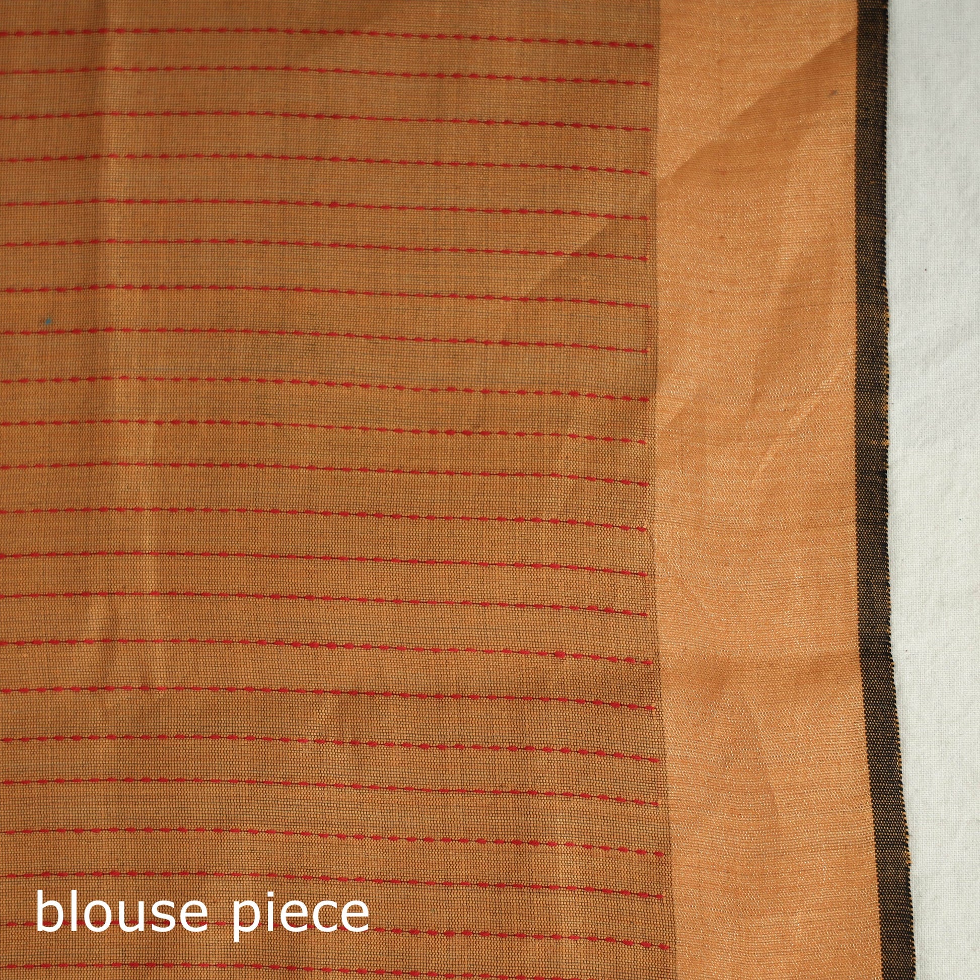 Blue - Bhagalpuri Pure Desi Tussar Silk Handloom Saree with Zari Border