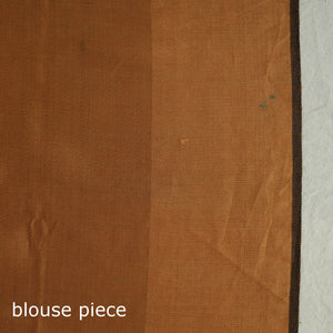 Blue - Bhagalpuri Pure Desi Tussar Silk Handloom Saree with Zari Border