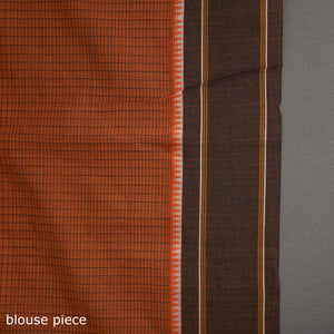 Narayanpet Small Chequered Dobby Cotton Handloom Saree 108