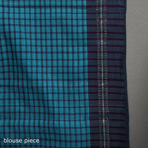 Narayanpet Small Chequered Dobby Cotton Handloom Saree 112