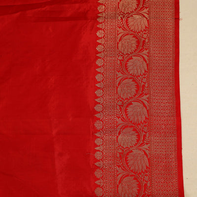 Brown - Banarasi Handloom Pure Katan Silk Kaduwa Zari Buti Saree