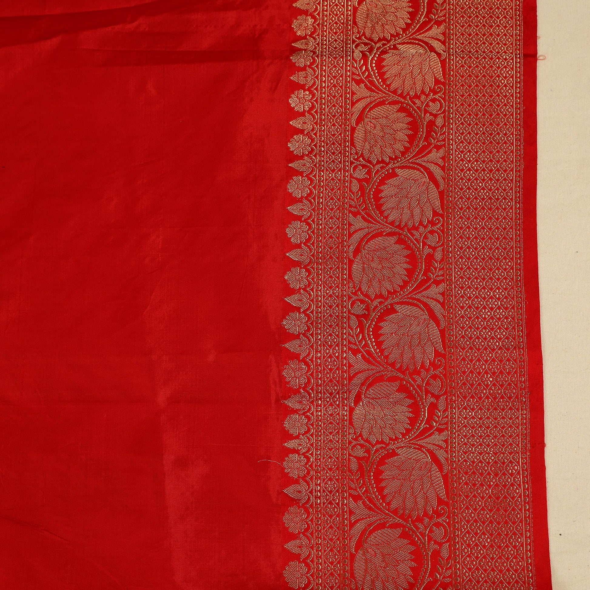 Brown - Banarasi Handloom Pure Katan Silk Kaduwa Zari Buti Saree