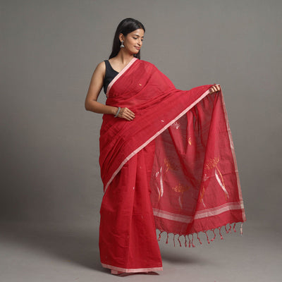 Pollen Jamdani Cotton Handloom Saree 50