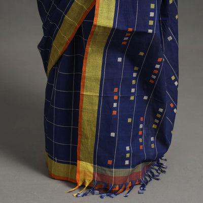 Jamdani Cotton Checks Handloom Saree 51