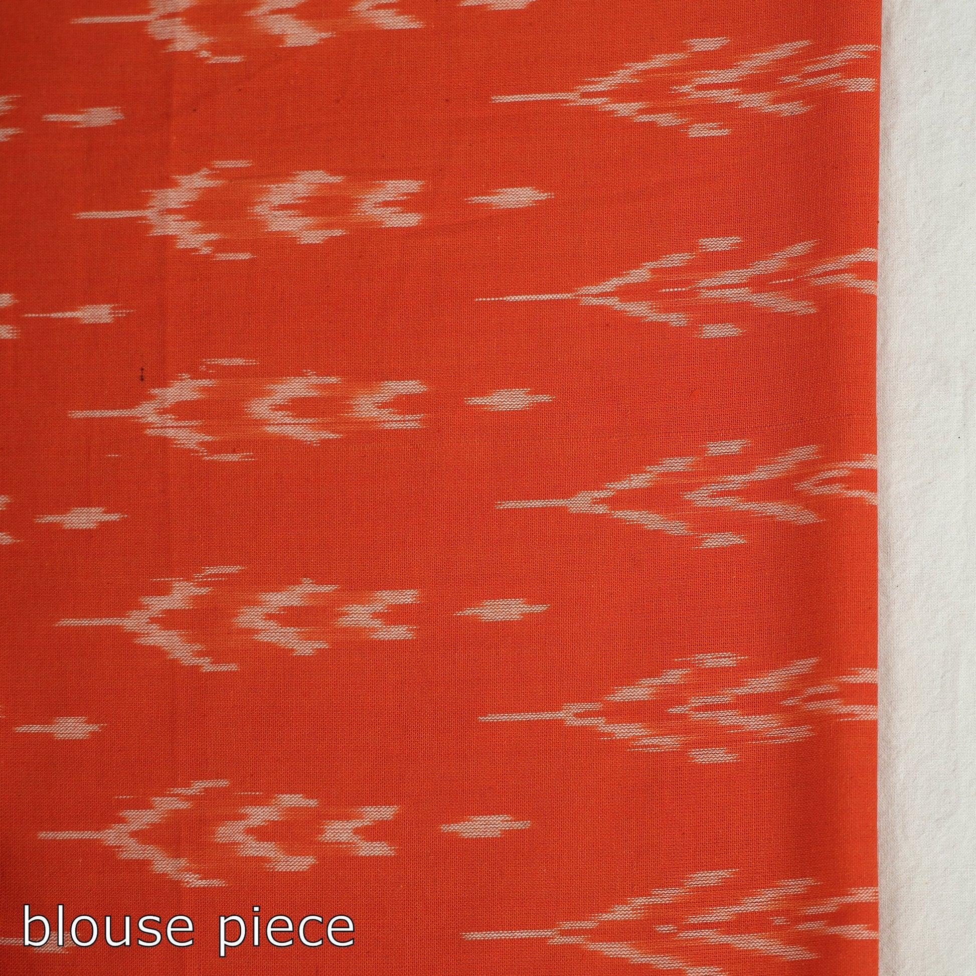 Green - Mangalagiri Missing Checks Cotton Handloom Saree with Pochampally Ikat Blouse Piece