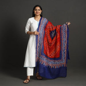 Kutch Tie-Dye Cotton Bandhani Dupatta 15