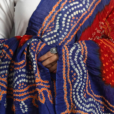Kutch Tie-Dye Cotton Bandhani Dupatta 15