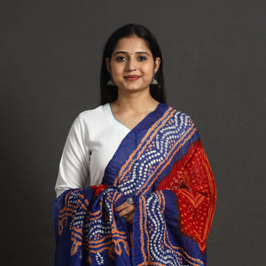Kutch Tie-Dye Cotton Bandhani Dupatta 15
