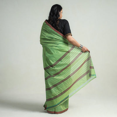 Green - Mangalagiri Krishna Handloom Cotton Saree