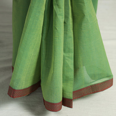 Green - Mangalagiri Krishna Handloom Cotton Saree