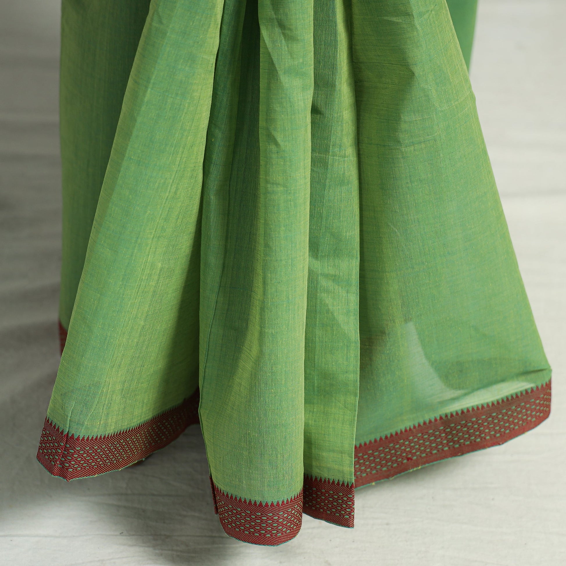 Green - Mangalagiri Krishna Handloom Cotton Saree