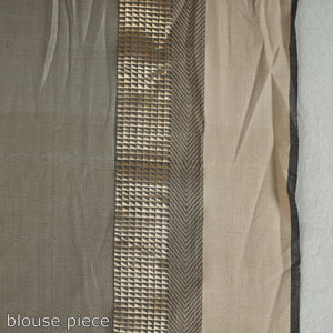 Black - Traditional Handloom Maheshwari Silk Cotton Saree 58