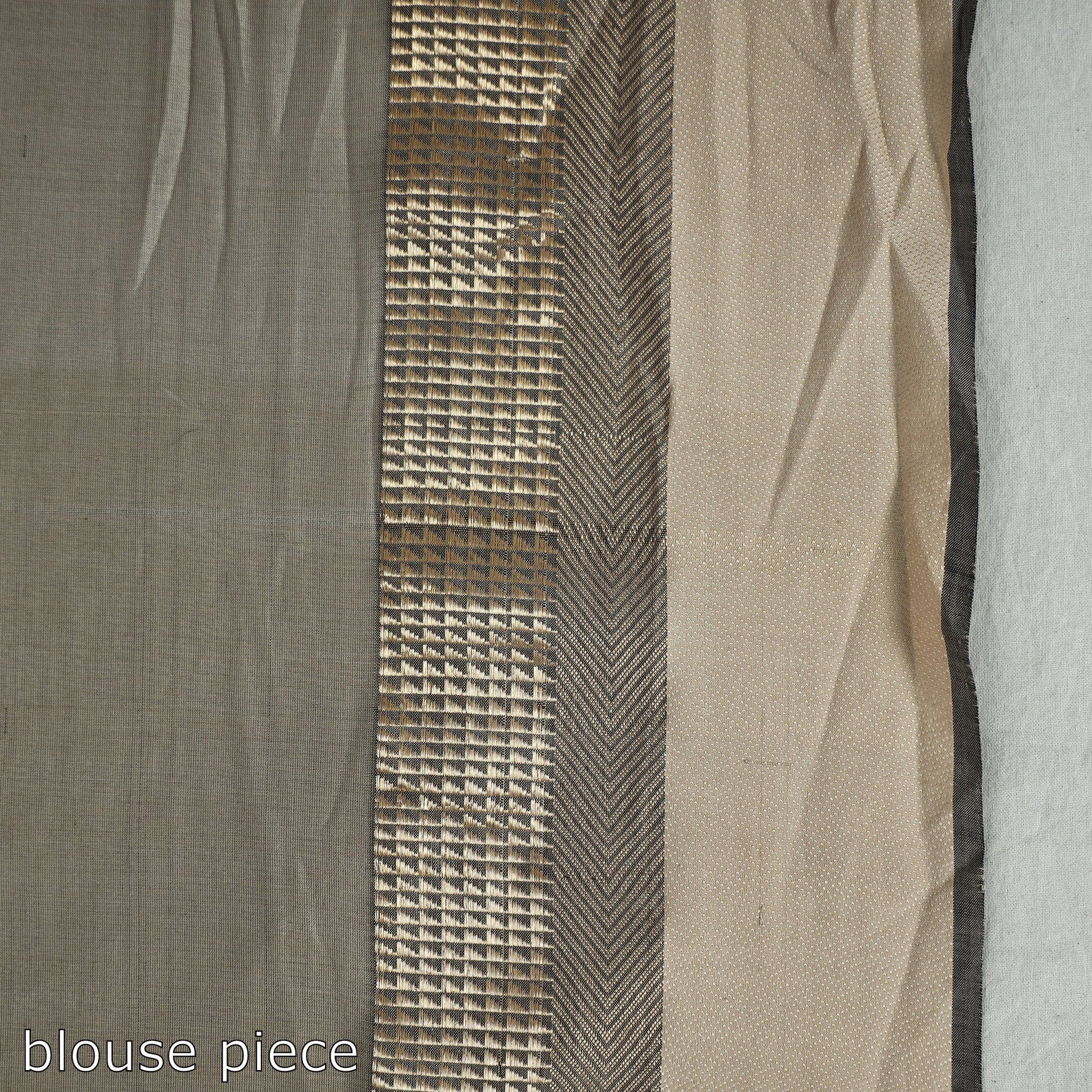 Black - Traditional Handloom Maheshwari Silk Cotton Saree 58
